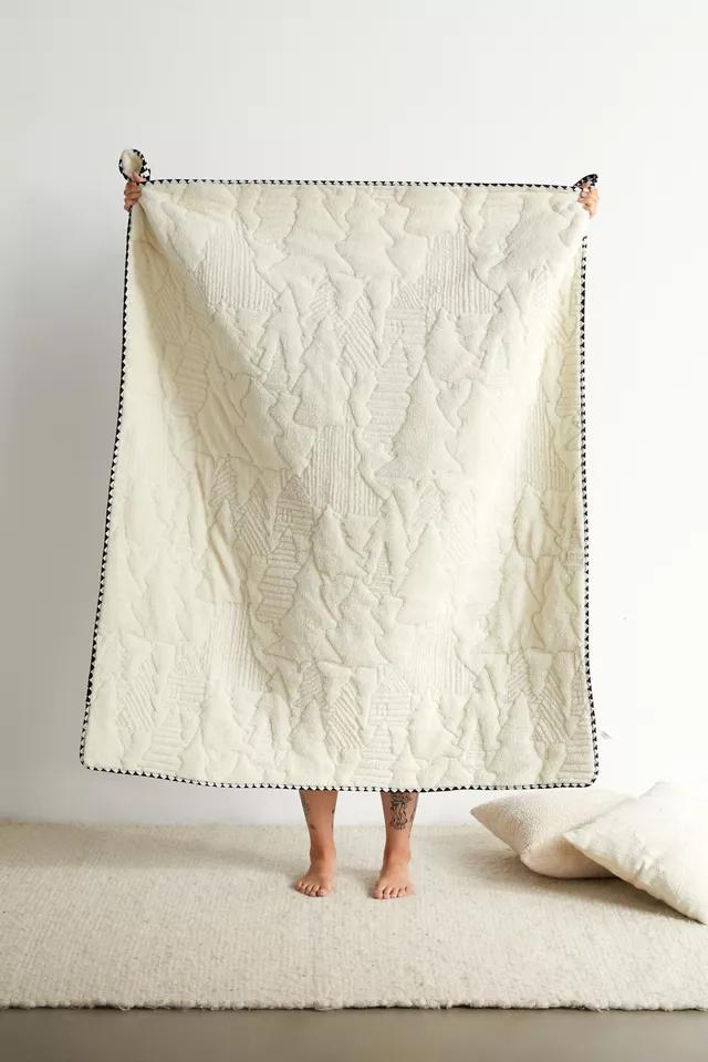 商品Urban Outfitters|Woodland Trees Throw Blanket,价格¥496,第3张图片详细描述