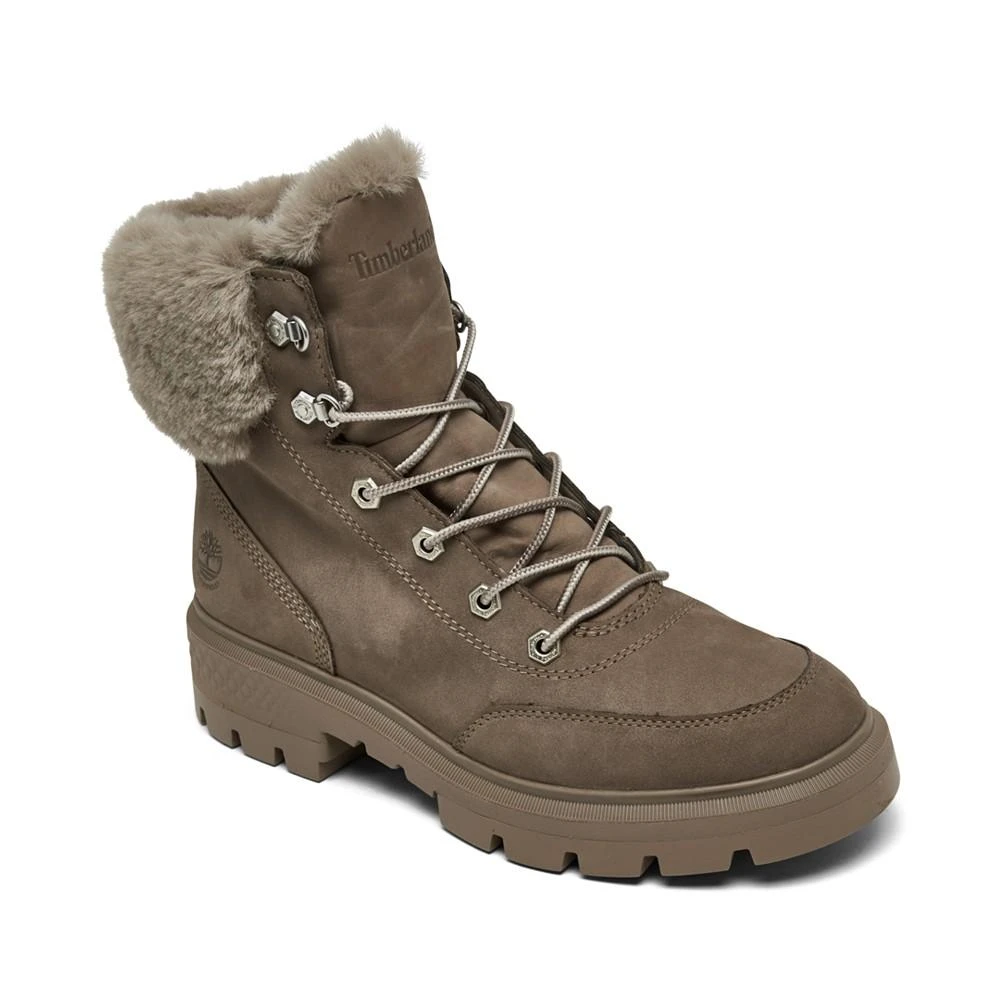 商品Timberland|Women's Cortina Valley 6" Lace-Up Water Resistant Boots from Finish Line,价格¥746,第1张图片