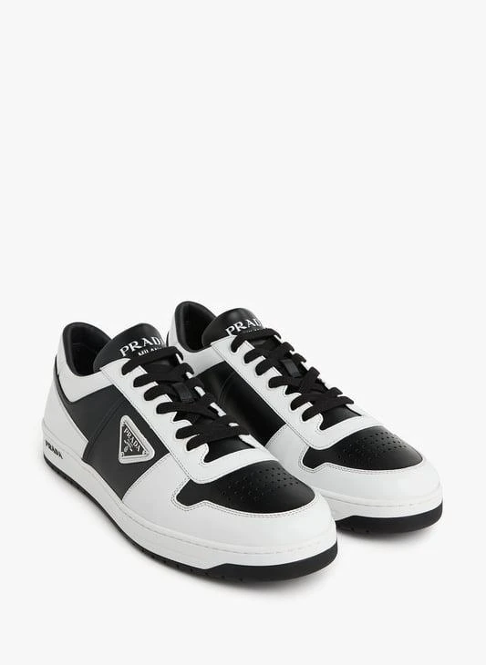 商品Prada|Downtown leather sneakers,价格¥7427,第1张图片