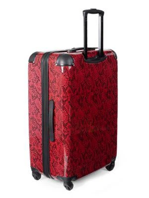 商品Rebecca Minkoff|Pippa 28-Inch Snakeskin-Print Suitcase,价格¥834,第3张图片详细描述