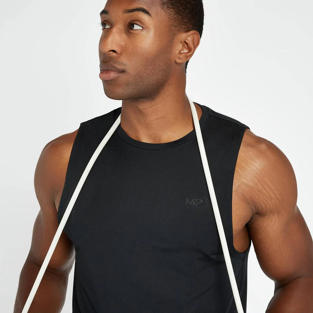 商品Myprotein|MP Men's Training Ultra Tank Top - Black,价格¥158,第4张图片详细描述