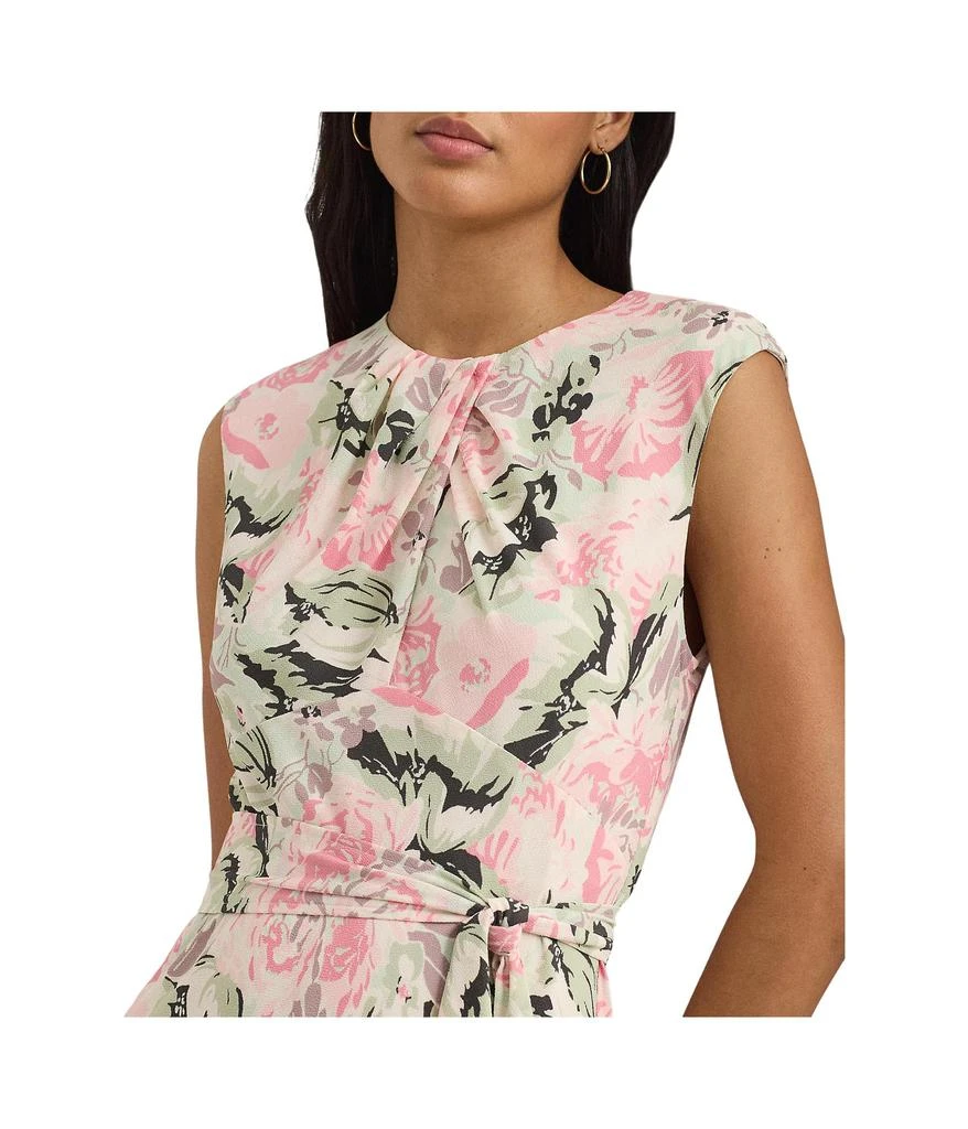 商品Ralph Lauren|Floral Bubble Crepe Cap-Sleeve Dress,价格¥1050,第3张图片详细描述