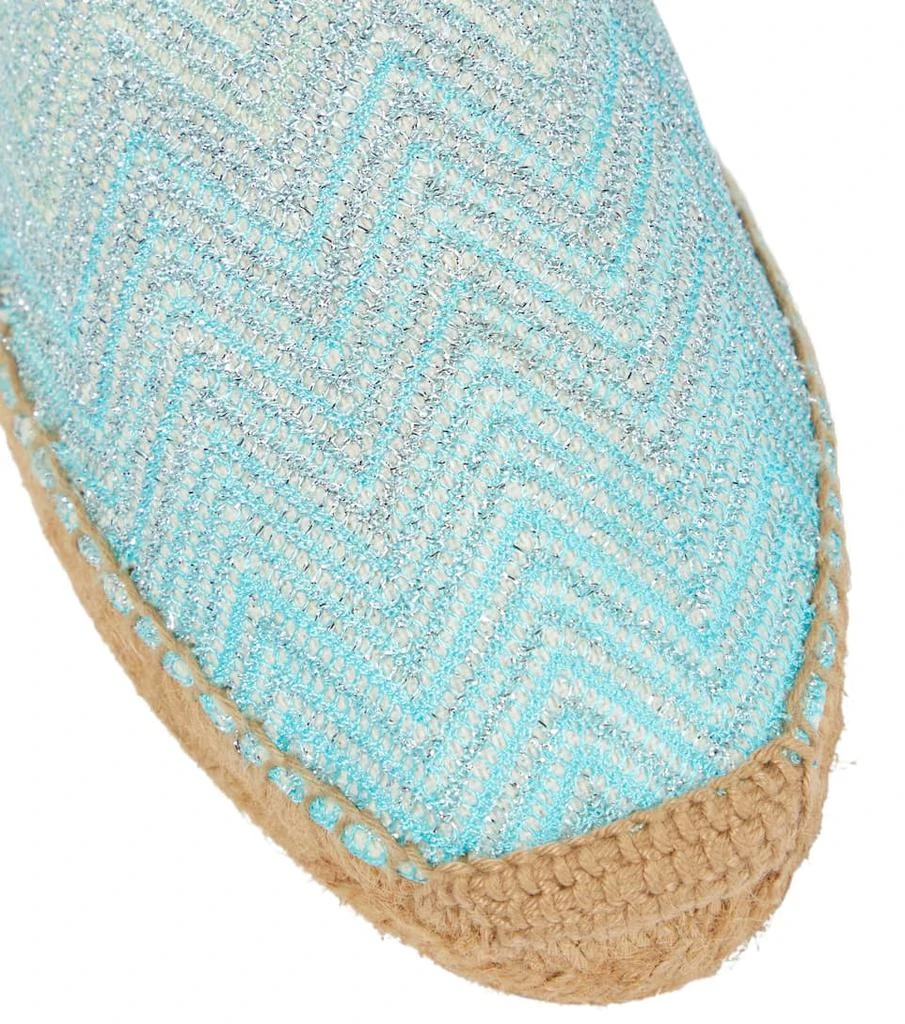 Zig-zag metallic espadrilles 商品