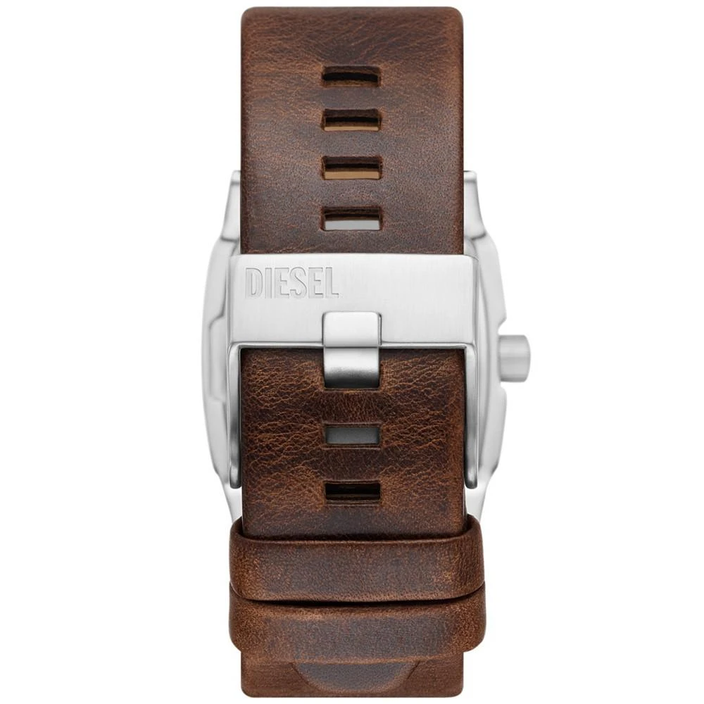 商品Diesel|Men's Cliffhanger Brown Leather Strap Watch, 36mm,价格¥1117,第3张图片详细描述