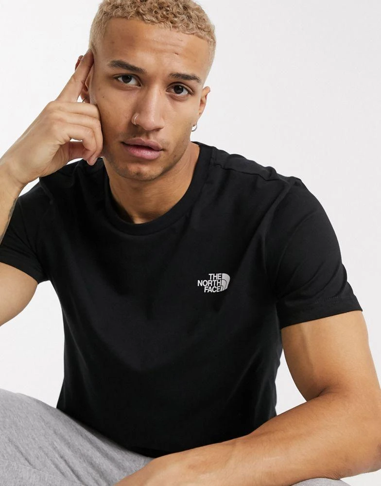 商品The North Face|The North Face Simple Dome t-shirt in black,价格¥233,第1张图片