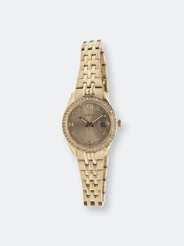 商品Fossil|Fossil Women's Scarlette Micro Dress Watch Rose-Gold ONE SIZE,价格¥716,第1张图片