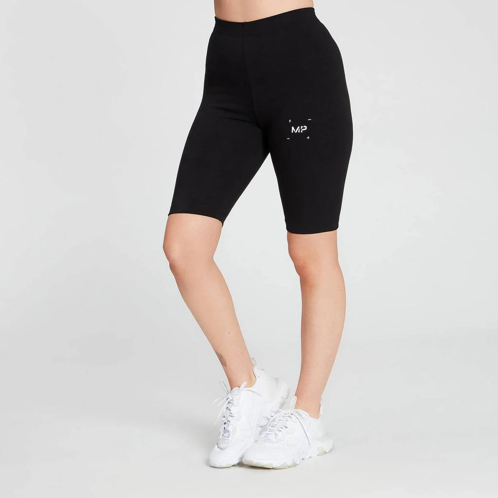 商品Myprotein|MP Women's Central Graphic Cycling Shorts - Black,价格¥75,第3张图片详细描述