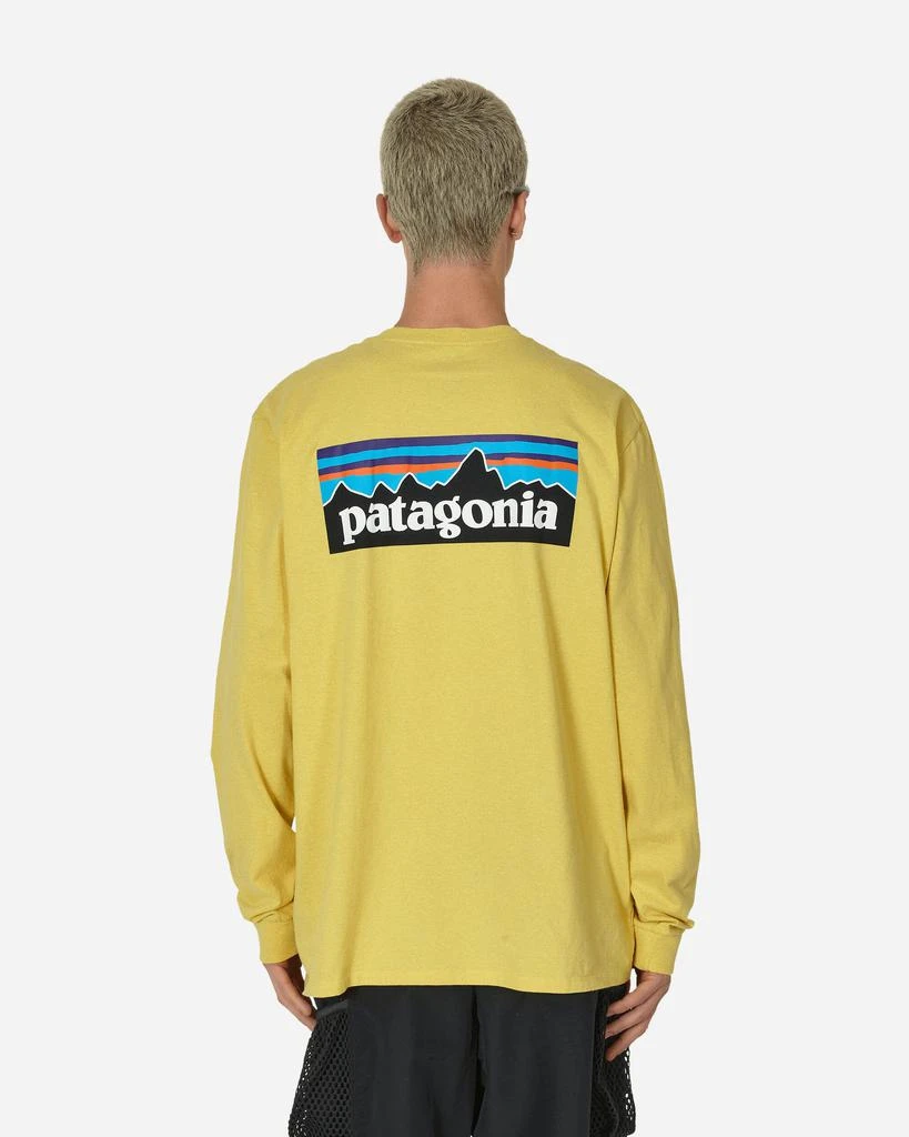 商品Patagonia|P-6 Logo Responsibili Longsleeve T-Shirt Milled Yellow,价格¥347,第3张图片详细描述