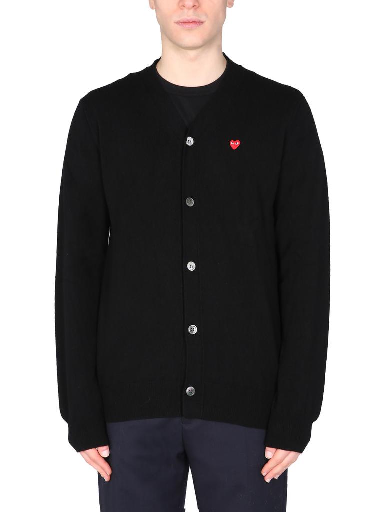 Comme des Garçons Play Jersey With Logo Patch商品第1张图片规格展示