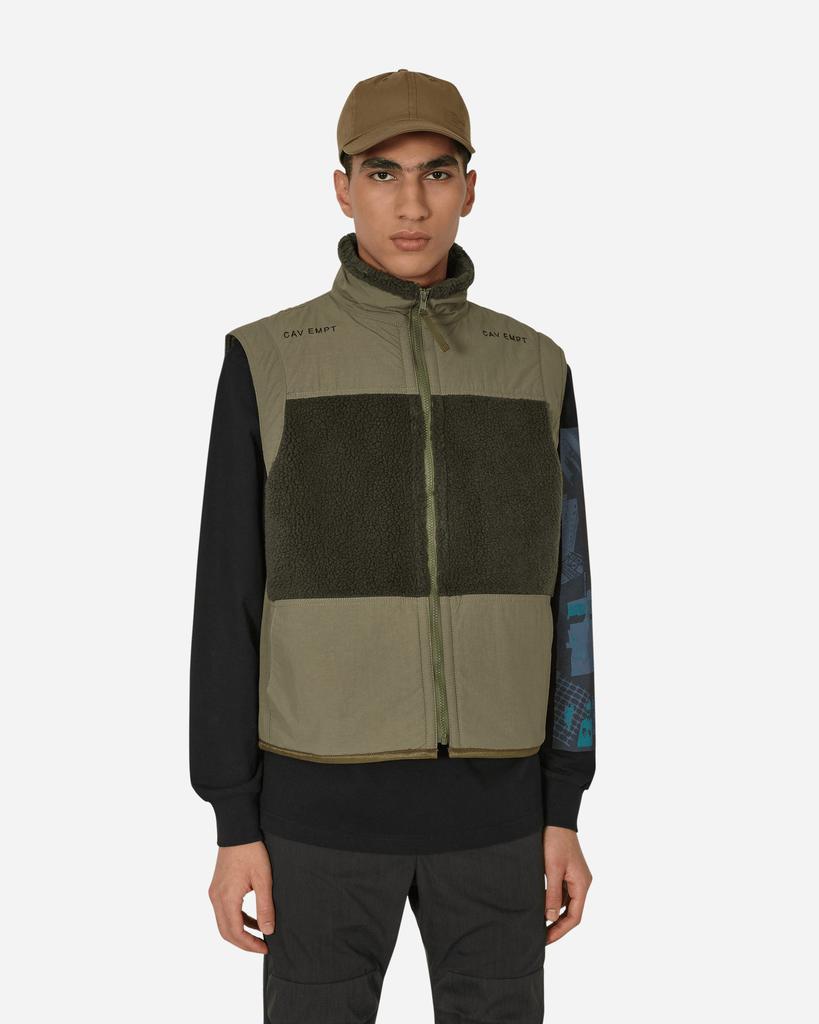 商品Cav Empt|Boa Fleece Vest Green,价格¥2684,第1张图片