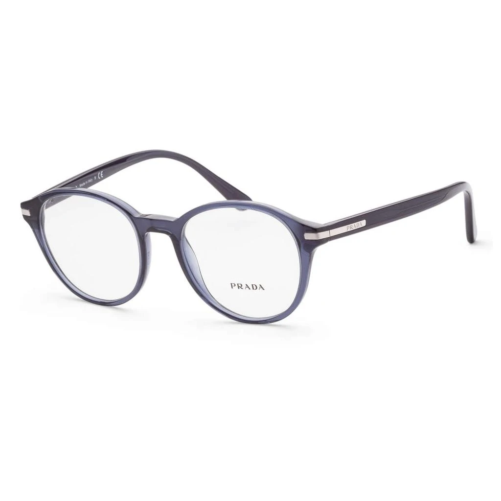 商品Prada|Prada 蓝色 椭圆 眼镜,价格¥591,第1张图片