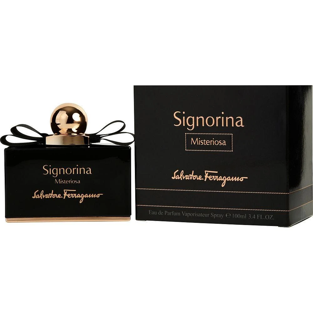 商品Salvatore Ferragamo|Signorina Misteriosa by Salvatore Ferragamo, 3.4 oz Eau De Parfum Spray for Women,价格¥419,第2张图片详细描述