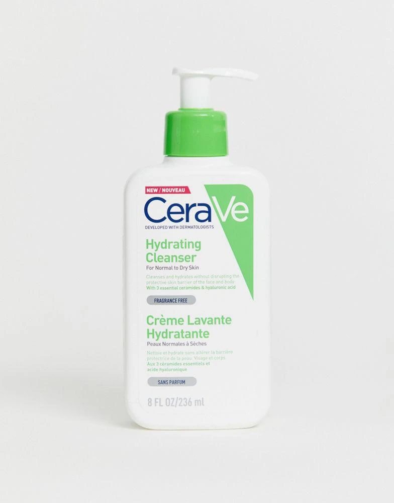 商品CeraVe|CeraVe Hydrating Cleanser for Normal to Dry Skin 236ml,价格¥95,第1张图片