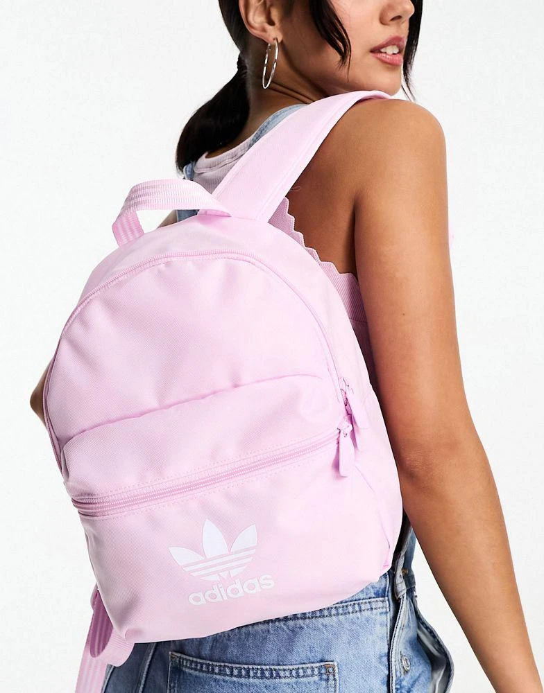 商品Adidas|adidas Originals trefoil backpack in pink,价格¥225,第1张图片
