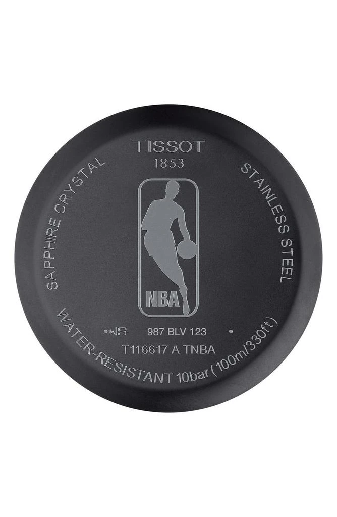 商品Tissot|天梭 速驰系列NBA运动石英手表男表 45mm骑士队T116.617.36.051.01,价格¥1753,第2张图片详细描述