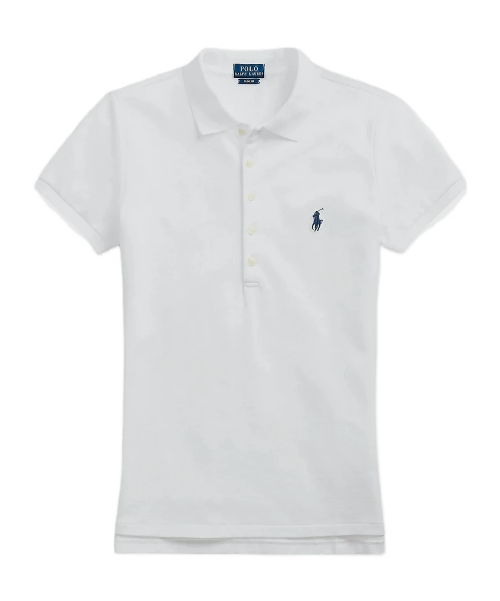 商品【商品预售7天】 Ralph Lauren|Ralph Lauren 女士POLO衫 211870236015 白色,价格¥1057,第1张图片