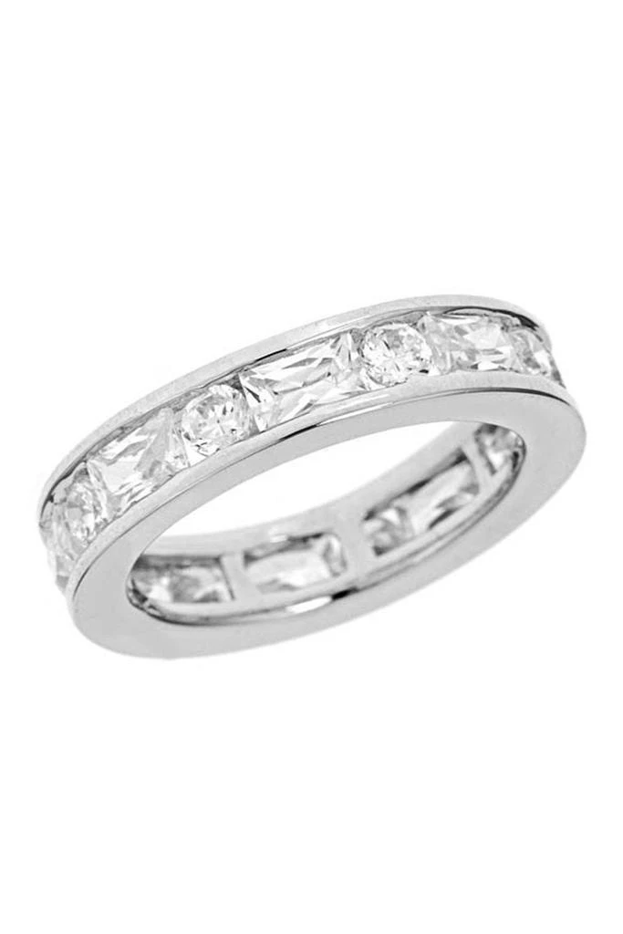 商品Sterling Forever|Sterling Silver CZ Celebration Eternity Ring,价格¥179,第1张图片