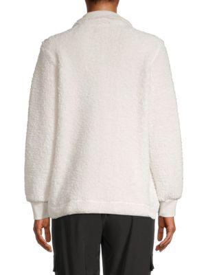 商品Calvin Klein|Plush Half-Zip Pullover Jacket,价格¥185,第4张图片详细描述