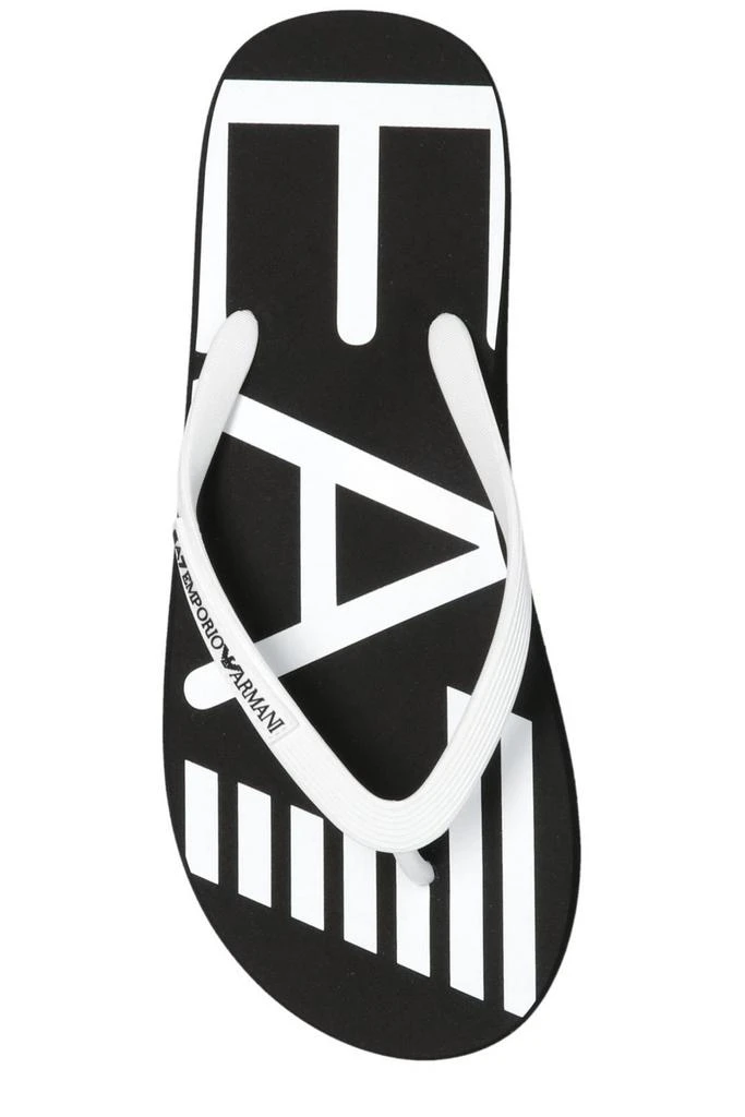 商品Emporio Armani|Ea7 Emporio Armani Logo-Printed Slip-On Flip Flops,价格¥248,第4张图片详细描述