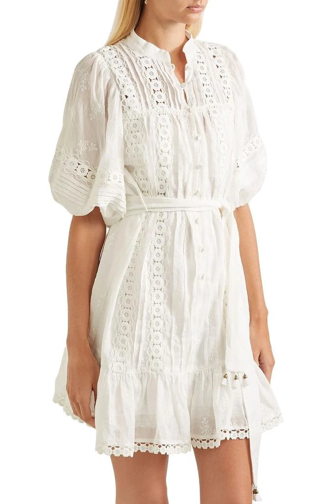 商品Zimmermann|Embroidered cotton-gauze mini dress,价格¥2295,第3张图片详细描述