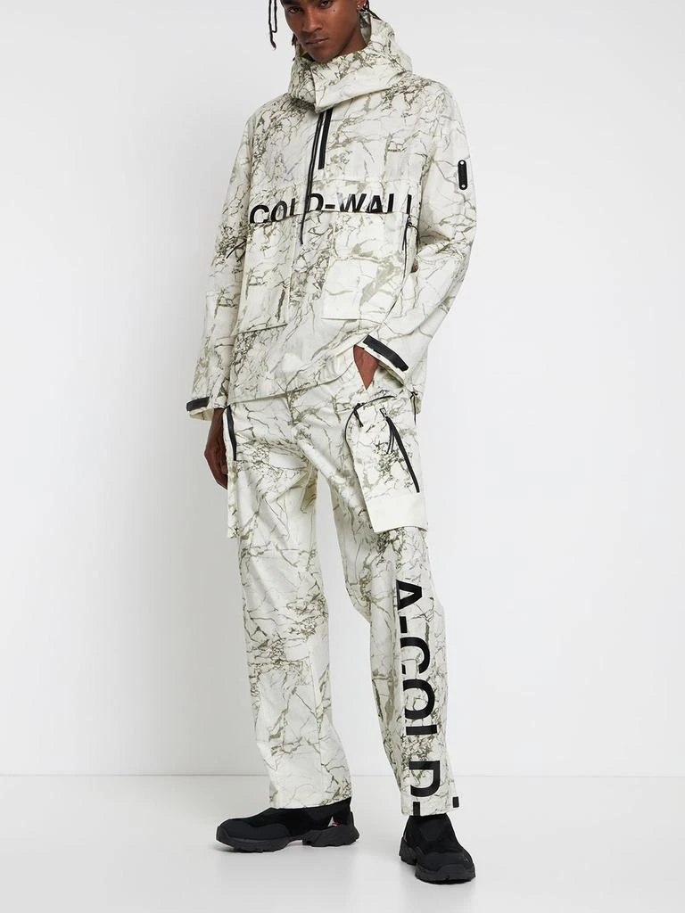 商品A-COLD-WALL*|Marble Print Cotton Cargo Pants,价格¥4177,第1张图片