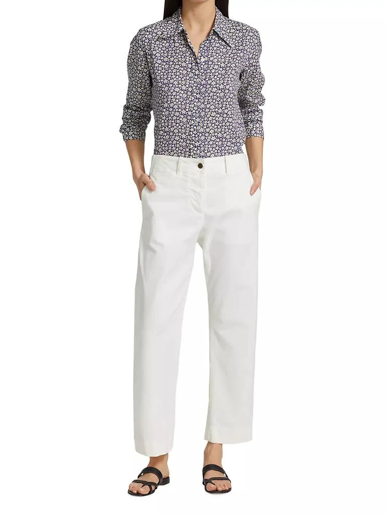 商品Nili Lotan|Tomboy Straight-Leg Cropped Pants,价格¥2964,第2张图片详细描述