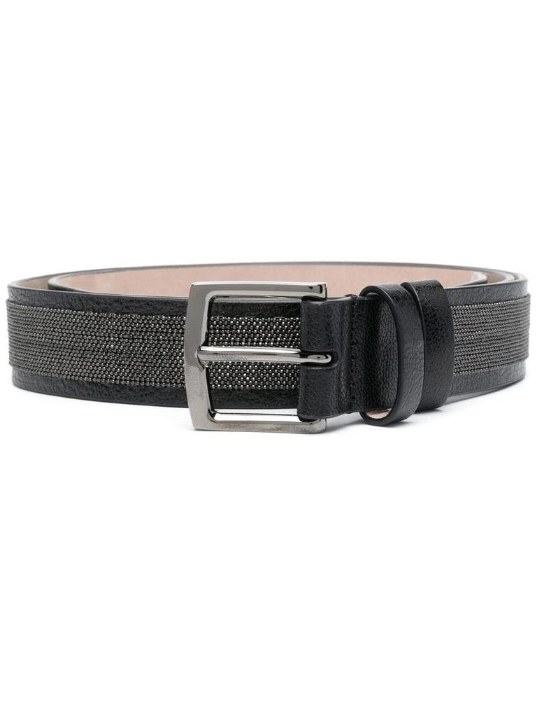 商品Brunello Cucinelli|PRECIOUS LEATHER BELT WITH GRAIN,价格¥8561,第1张图片