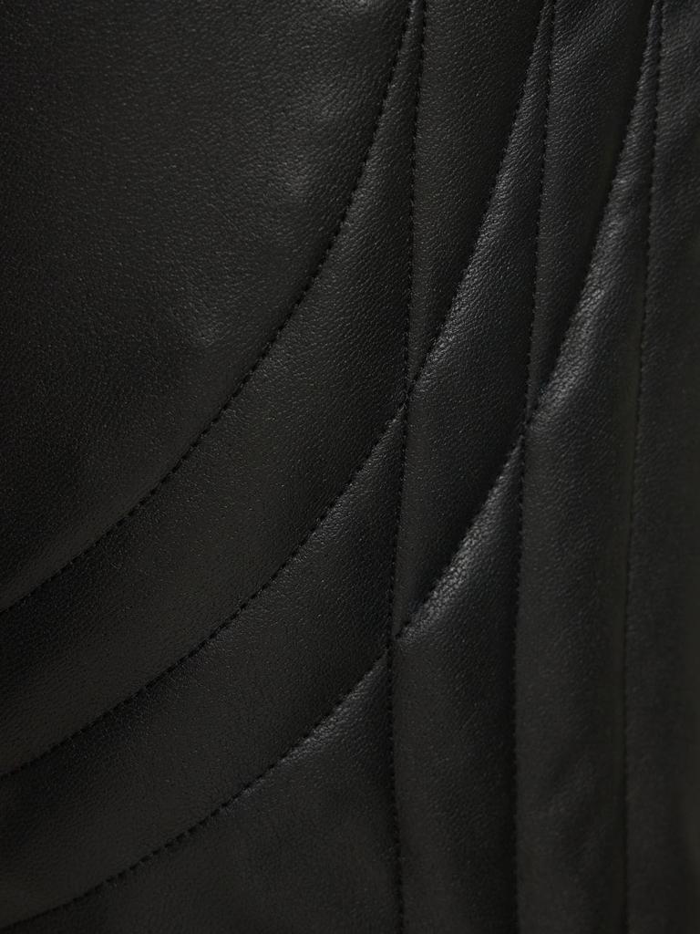 Mighty 80s Faux Leather Jumpsuit商品第3张图片规格展示