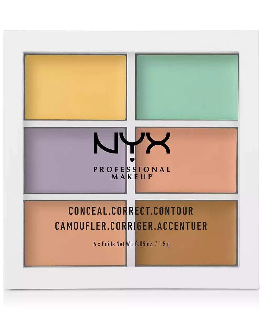 商品NYX Professional Makeup|6色遮瑕盘,价格¥92,第1张图片