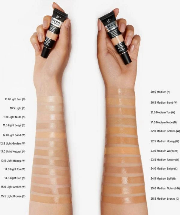 商品IT Cosmetics|Bye Bye Under Eye Full Coverage Anti-Aging Waterproof Concealer,价格¥193,第4张图片详细描述