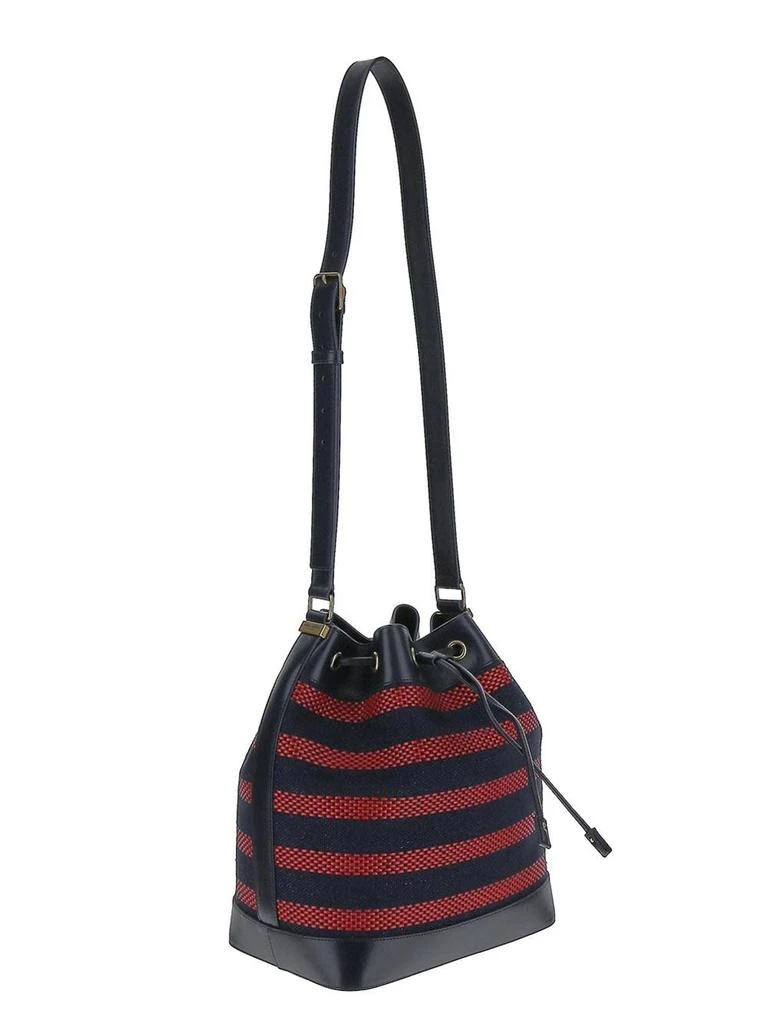 商品Yves Saint Laurent|Striped Bucket Bag,价格¥10855,第2张图片详细描述