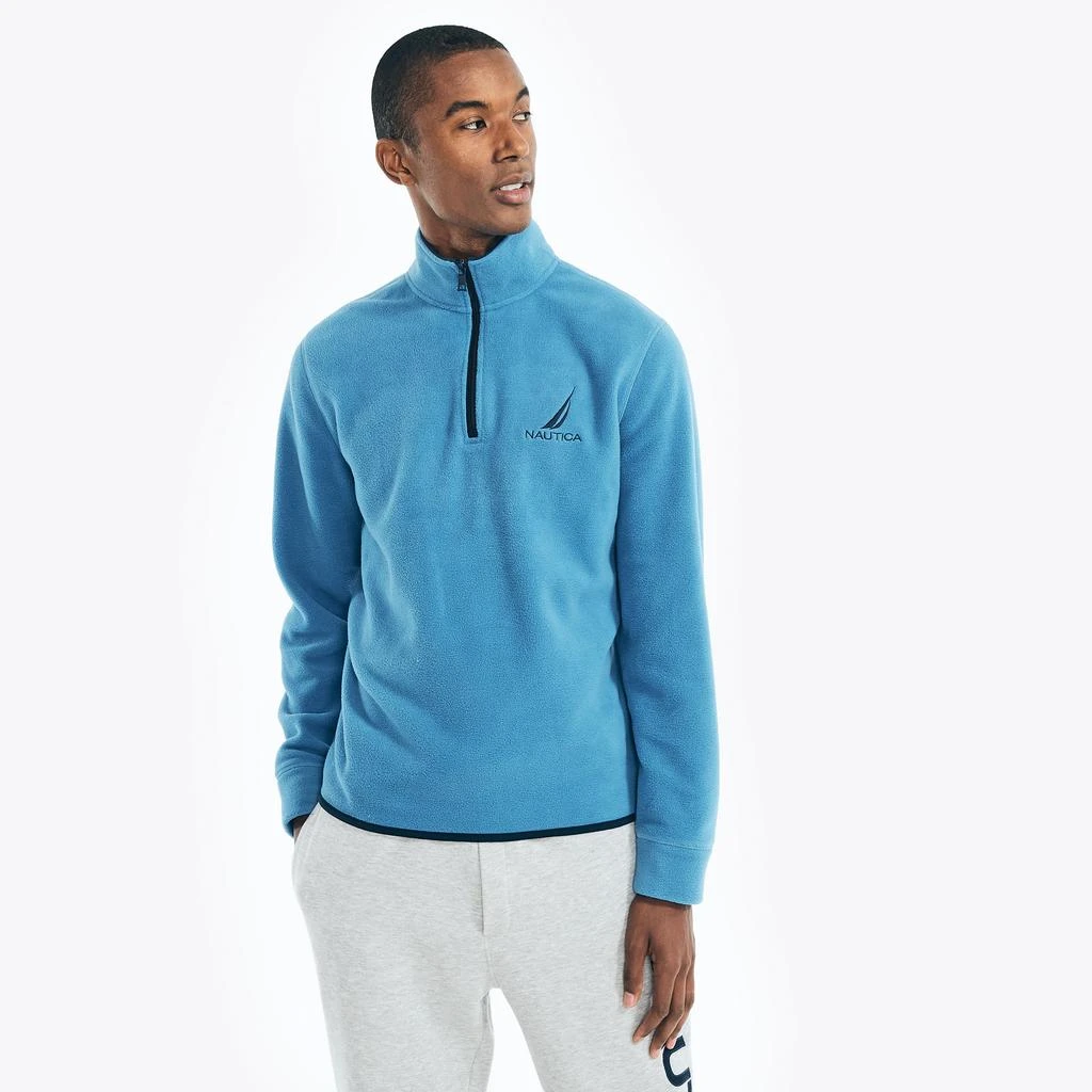 商品Nautica|Quarter Zip Nautex 男士 抓绒套头衫 ,价格¥167,第1张图片