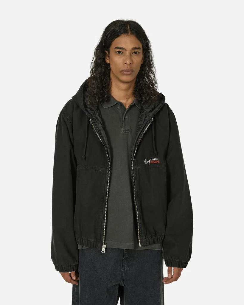 商品STUSSY|Canvas Insulated Work Jacket Black,价格¥1478,第1张图片