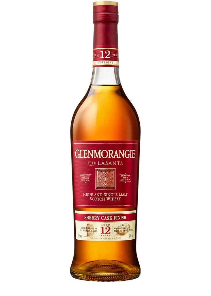 商品Glenmorangie|The Lasanta 12 Year Old Sherry Cask Finish Single Malt Scotch Whisky,价格¥557,第2张图片详细描述