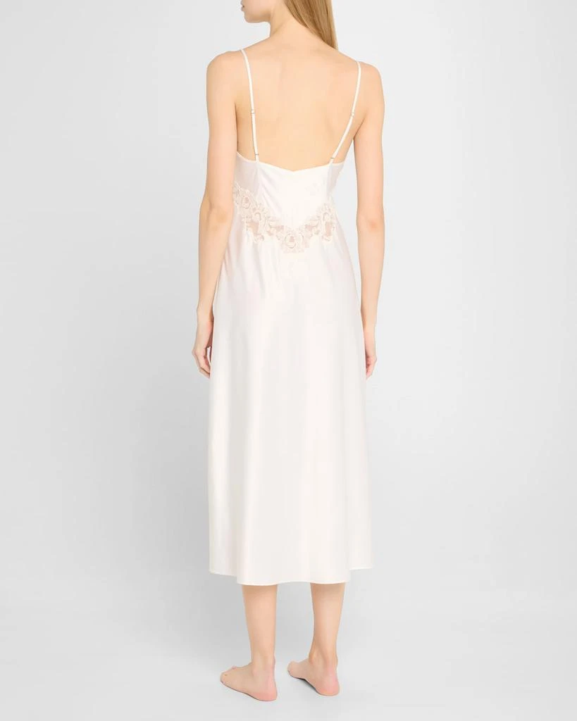商品Natori|Peony Glamour Lace-Trim Nightgown,价格¥1663,第3张图片详细描述