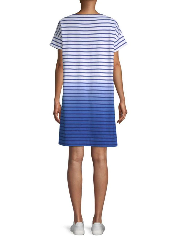 商品Vineyard Vines|Dip-Dyed Stripe Cotton T-Shirt Dress,价格¥738,第2张图片详细描述