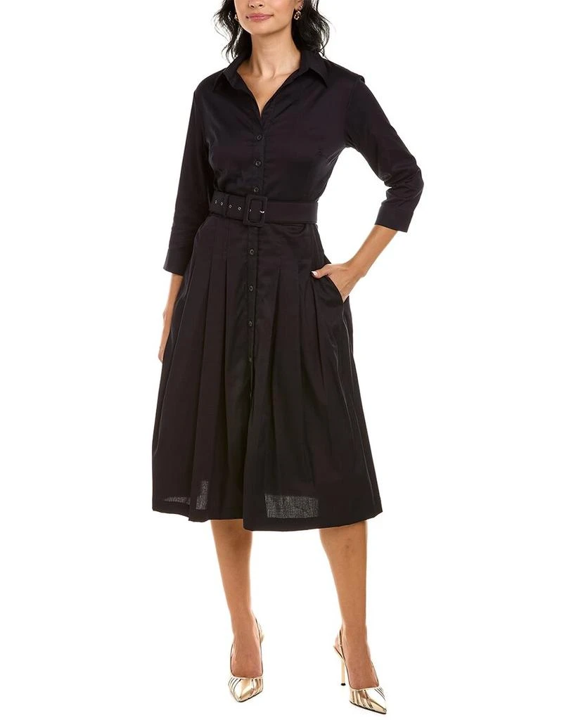 商品SAMANTHA SUNG|Samantha Sung Audrey 3 Silk Shirtdress,价格¥1325,第1张图片