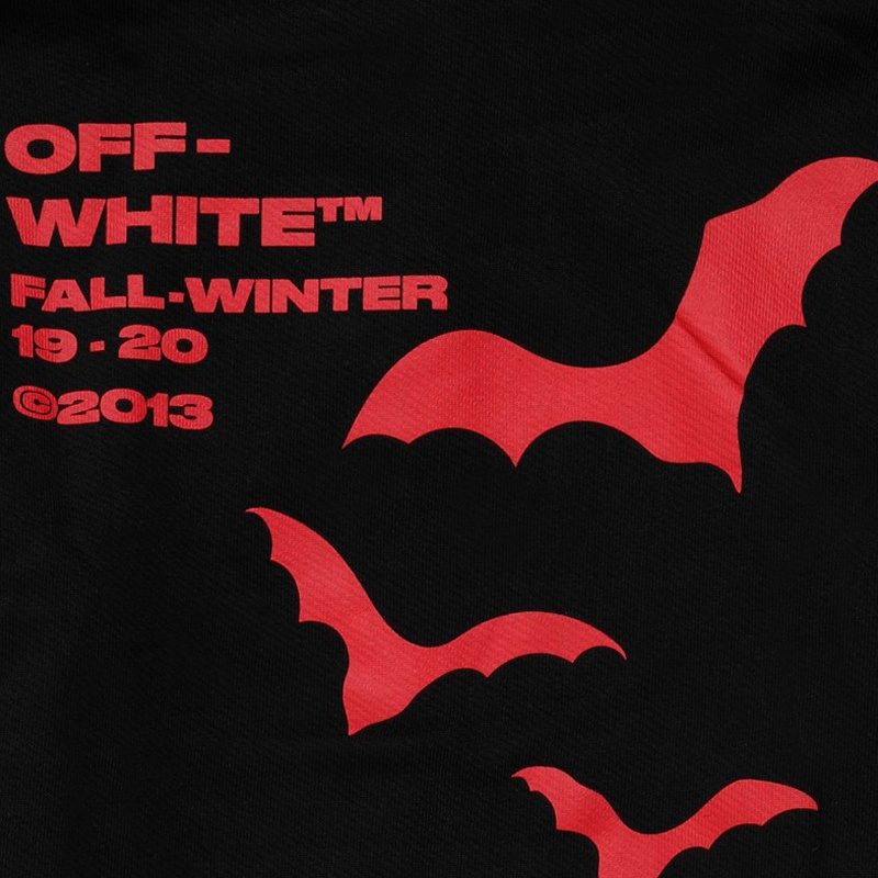 商品Off-White|OFF WHITE 男士黑色棉卫衣 OMBB034E19D25007-1020,价格¥2455,第1张图片