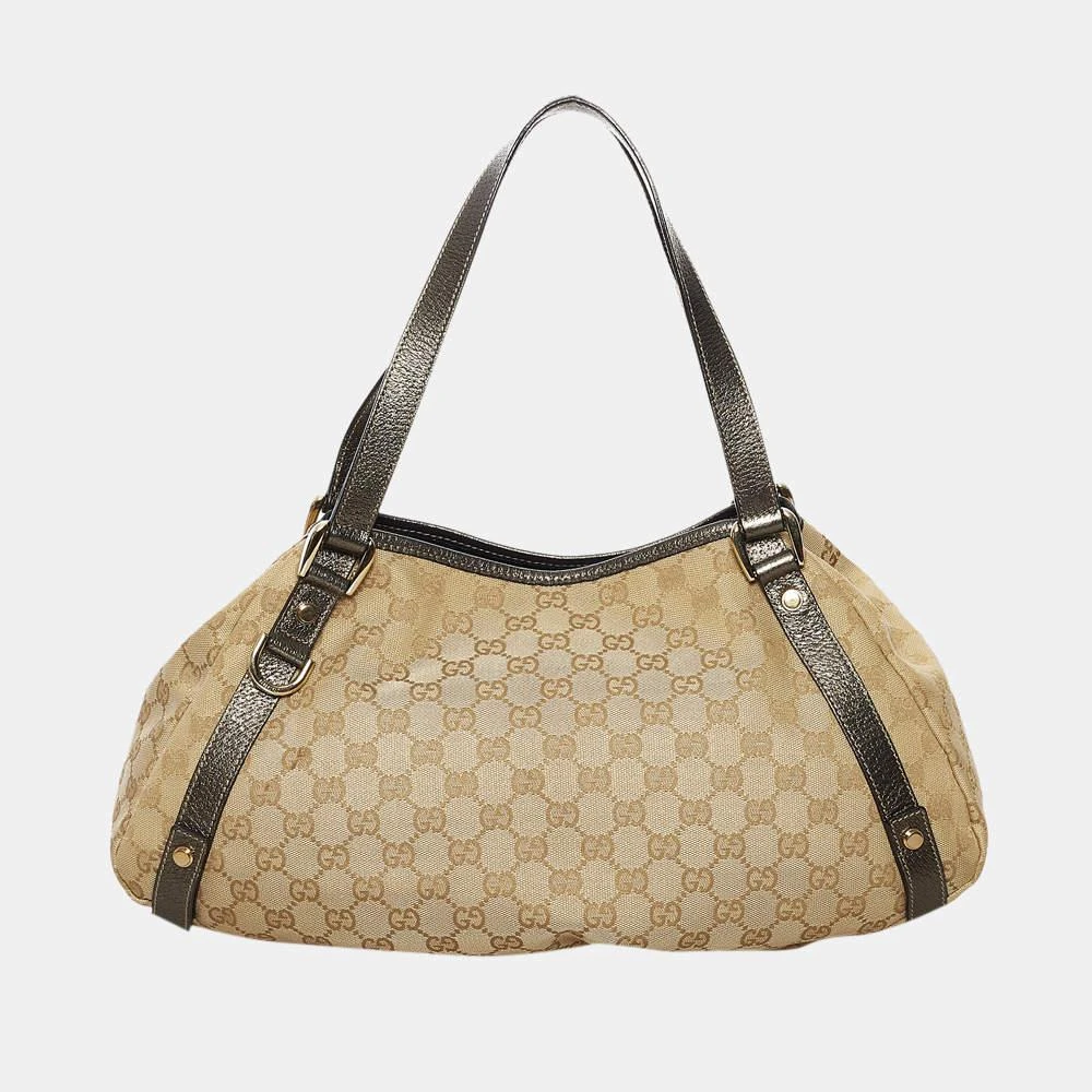 商品[二手商品] Gucci|Gucci Beige/Brown/Gold GG Canvas Pelham Shoulder Bag,价格¥4506,第1张图片