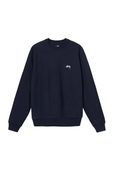 商品STUSSY|stock logo crew navy,价格¥1078,第1张图片
