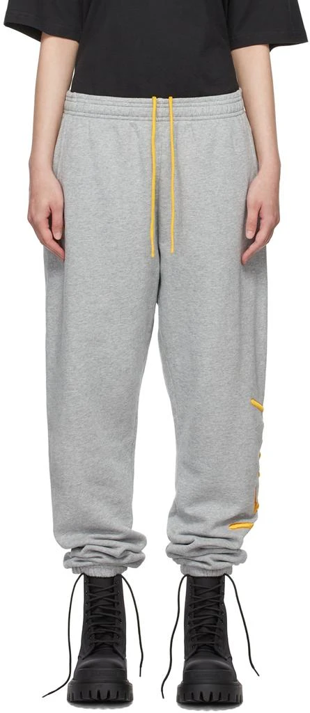 商品Drew House|SSENSE Exclusive Gray Scribble Lounge Pants,价格¥1566,第1张图片