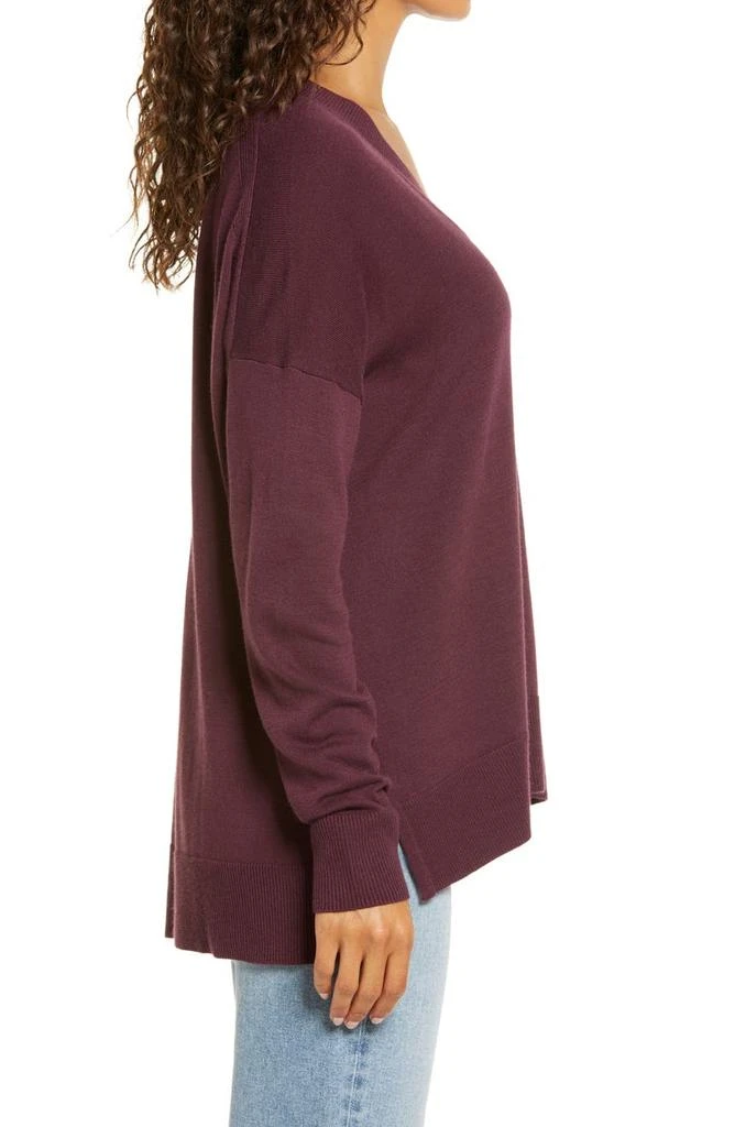 商品Chelsea28|Oversize V-Neck High/Low Sweater,价格¥75,第3张图片详细描述