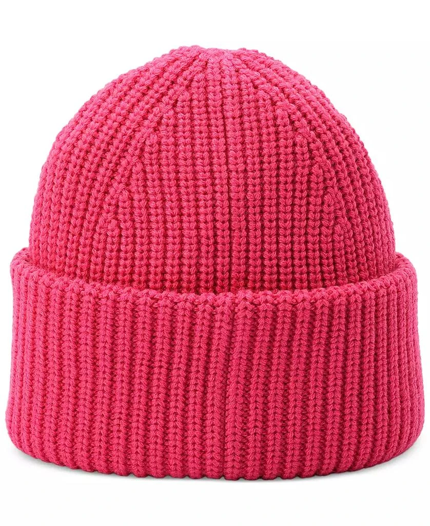 商品Rebecca Minkoff|Women's Classic Ribbed Tonal Patch Cuff Beanie,价格¥414,第4张图片详细描述