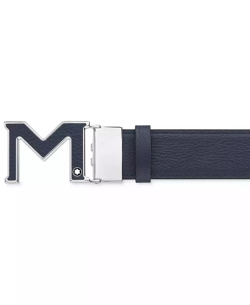 商品MontBlanc|M Buckle Reversible Leather Belt,价格¥3587,第1张图片