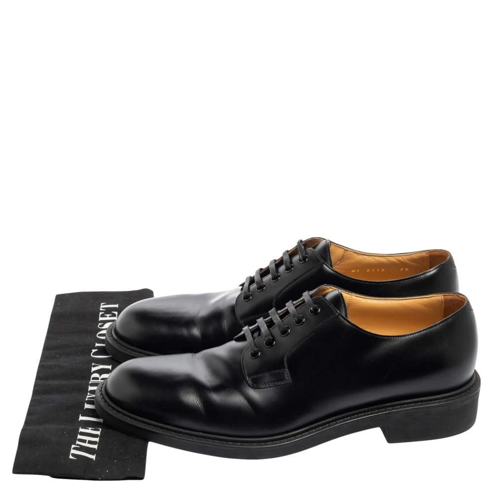 Louis Vuitton Black Leather Lace-Up Derby Size 41.5  商品