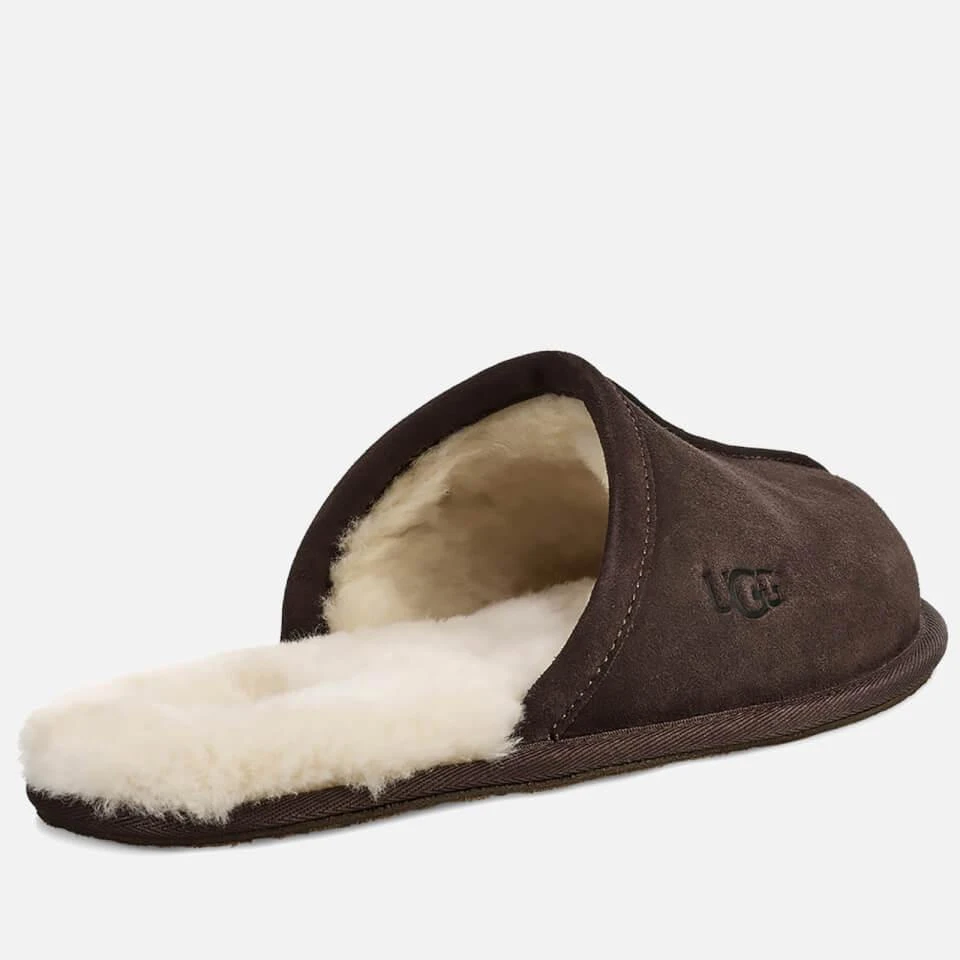 商品UGG|UGG MEN'S SCUFF SUEDE SHEEPSKIN SLIPPERS - ESPRESSO,价格¥849,第3张图片详细描述