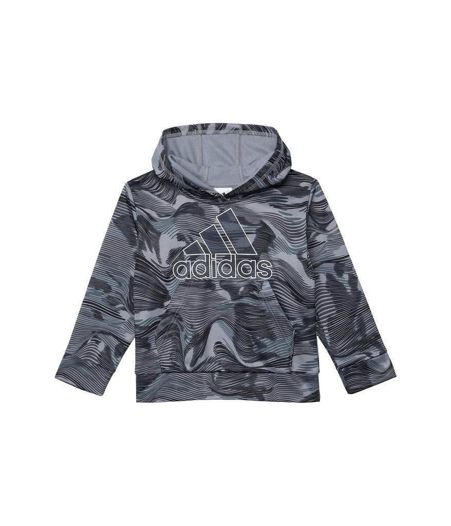 商品Adidas|Warp Camo All Over Print Hooded Pullover (Toddler/Little Kids),价格¥115-¥125,第1张图片