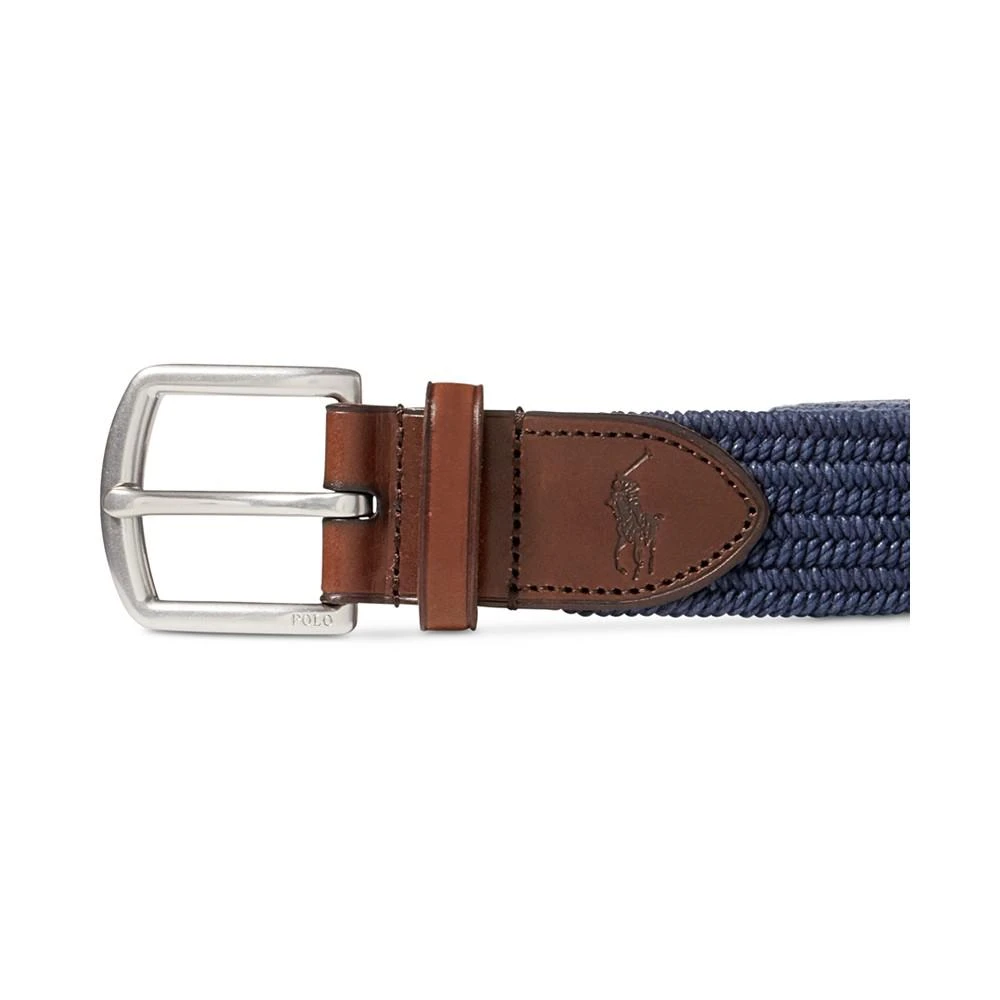 商品Ralph Lauren|Men's Stretch Waxed Belt,价格¥691,第2张图片详细描述