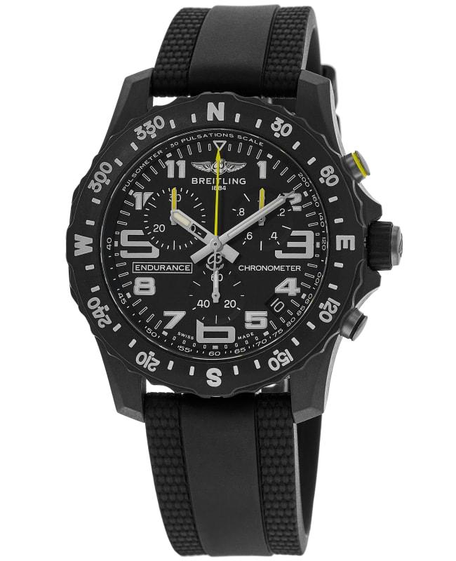 Breitling Professional Endurance Pro Chronograph Black Dial Rubber Strap Men's Watch X82310E51B1S2