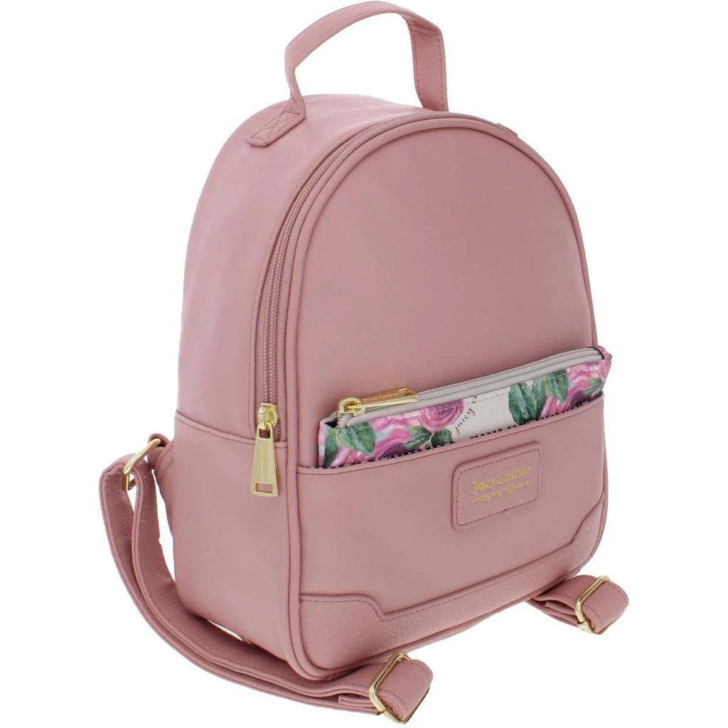 Juicy Couture Glam Out Women's Faux Leather Printed Backpack with Pull Out Pouch 商品